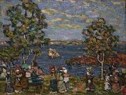 Maurice Brazil Prendergast Seashore, Crepuscule oil